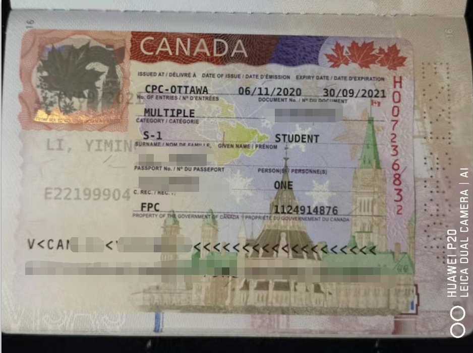 英国留学生办加拿大签证条件